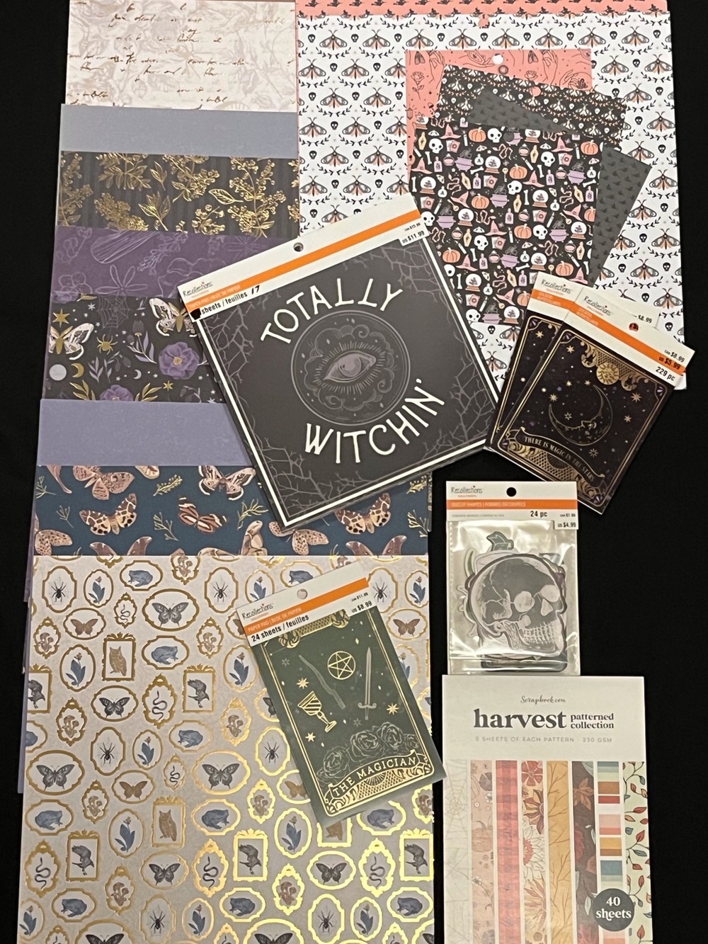 Halloween scrapbook lot